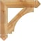 Ekena Millwork Imperial Arts & Crafts Rough Sawn Bracket, Western Red Cedar, 4"W x 22"D x 22"H BKT04X22X22IMP03RWR - alternate 4